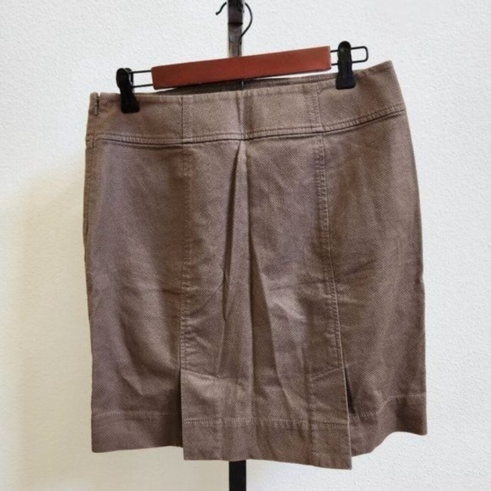 Ann Tylor Loft Brown Side Button Mini Skirt, size 4 - Picture 16 of 16